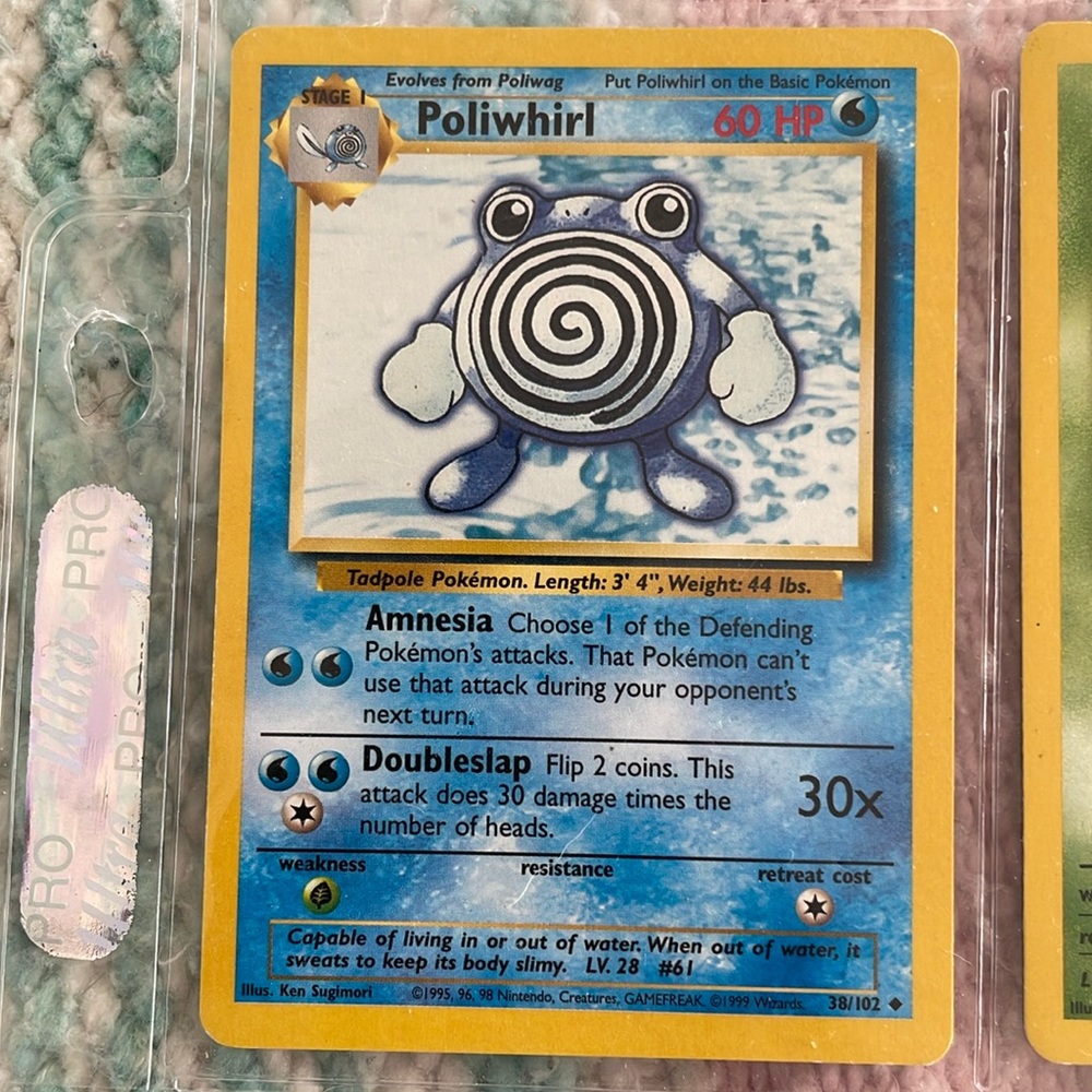 Pokémon Stage 1 POLIWHIRL LV.28 #61 38/102